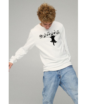 Men's sweatshirt BASIC /no flis/