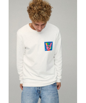 Men's sweatshirt BASIC /no flis/