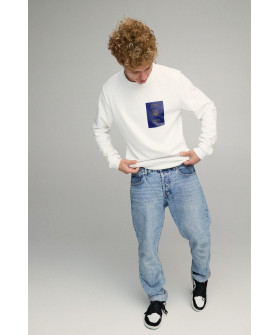 Men's sweatshirt BASIC /no flis/