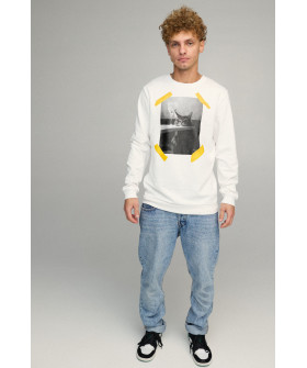 Men's sweatshirt BASIC /no flis/