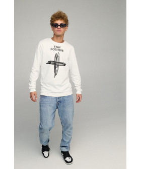 Men's sweatshirt BASIC /no flis/