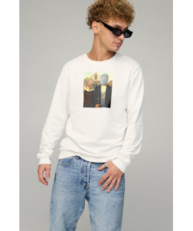 Men's sweatshirt BASIC /no flis/