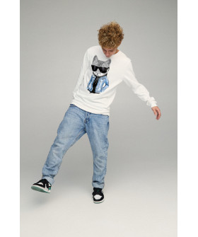 Men's sweatshirt BASIC /no flis/