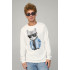 Men's sweatshirt BASIC /no flis/