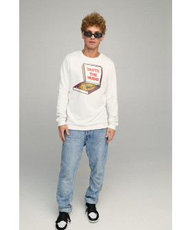 Men's sweatshirt BASIC /no flis/