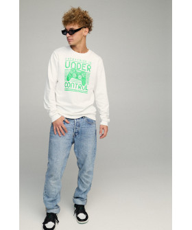 Men's sweatshirt BASIC /no flis/