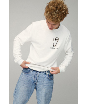 Men's sweatshirt BASIC /no flis/