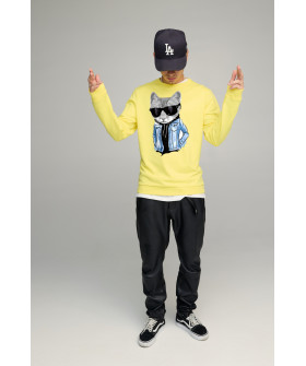 Світшот чоловічий BASIC /no flis/