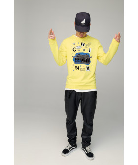 Світшот чоловічий BASIC /no flis/