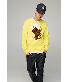 Men's sweatshirt BASIC /no flis/