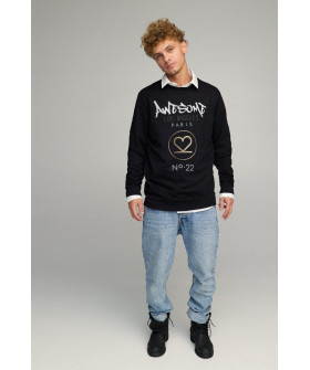Sweatshirt men's OVERSIZE /no flis/