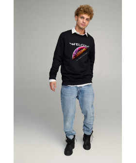 Sweatshirt men's OVERSIZE /no flis/
