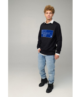 Світшот чоловічий OVERSIZE /no flis/