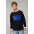 Sweatshirt men's OVERSIZE /no flis/