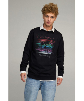 Sweatshirt men's OVERSIZE /no flis/