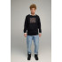 Sweatshirt men's OVERSIZE /no flis/