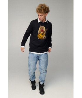 Sweatshirt men's OVERSIZE /no flis/