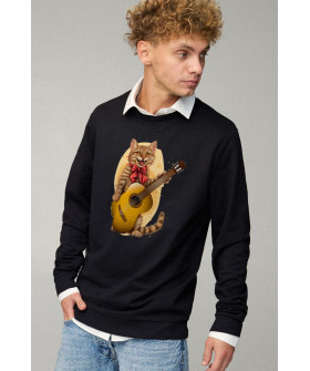 Sweatshirt men's OVERSIZE /no flis/