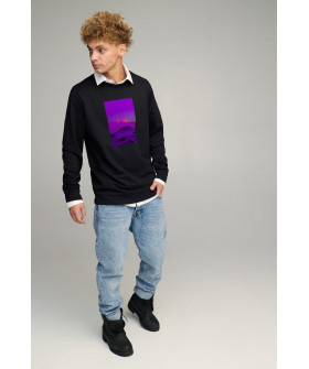 Світшот чоловічий OVERSIZE /no flis/