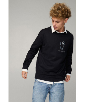 Sweatshirt men's OVERSIZE /no flis/