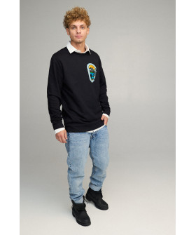 Sweatshirt men's OVERSIZE /no flis/