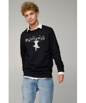 Sweatshirt men's OVERSIZE /no flis/