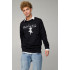 Sweatshirt men's OVERSIZE /no flis/