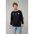 Sweatshirt men's OVERSIZE /no flis/