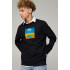 Sweatshirt men's OVERSIZE /no flis/