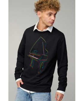 Sweatshirt men's OVERSIZE /no flis/