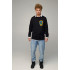 Sweatshirt men's OVERSIZE /no flis/