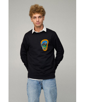 Sweatshirt men's OVERSIZE /no flis/