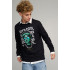 Sweatshirt men's OVERSIZE /no flis/