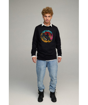 Sweatshirt men's OVERSIZE /no flis/