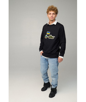 Світшот чоловічий OVERSIZE /no flis/