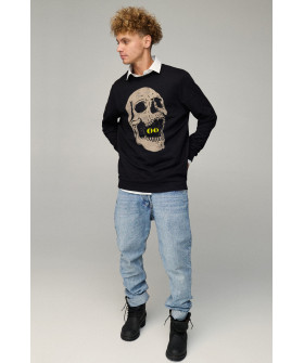Sweatshirt men's OVERSIZE /no flis/