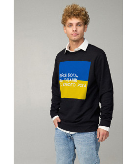 Sweatshirt men's OVERSIZE /no flis/