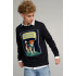 Sweatshirt men's OVERSIZE /no flis/