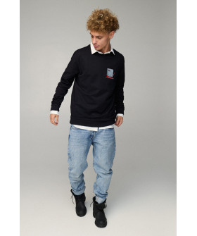 Світшот чоловічий OVERSIZE /no flis/