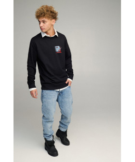 Світшот чоловічий OVERSIZE /no flis/