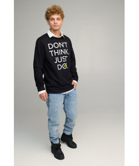 Світшот чоловічий OVERSIZE /no flis/