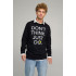 Sweatshirt men's OVERSIZE /no flis/