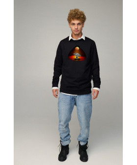 Sweatshirt men's OVERSIZE /no flis/