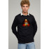 Sweatshirt men's OVERSIZE /no flis/