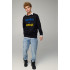 Sweatshirt men's OVERSIZE /no flis/