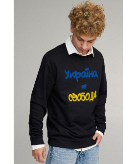 Sweatshirt men's OVERSIZE /no flis/