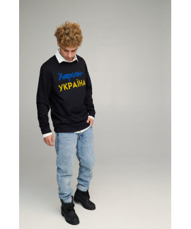 Sweatshirt men's OVERSIZE /no flis/