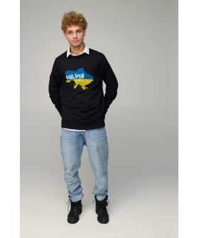 Sweatshirt men's OVERSIZE /no flis/