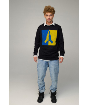 Sweatshirt men's OVERSIZE /no flis/