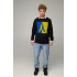 Sweatshirt men's OVERSIZE /no flis/